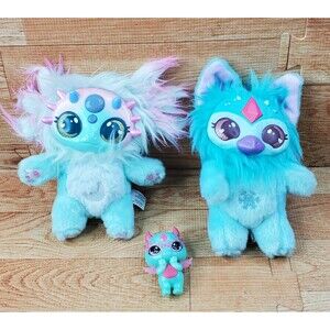 Magic Mixies 6" Plush Lot of 2 Plus 2" Figure